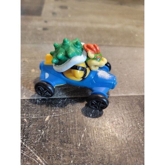 McDonald's Nintendo Mario Kart 2014 Bowser toy figure car - Picture 3 of 5